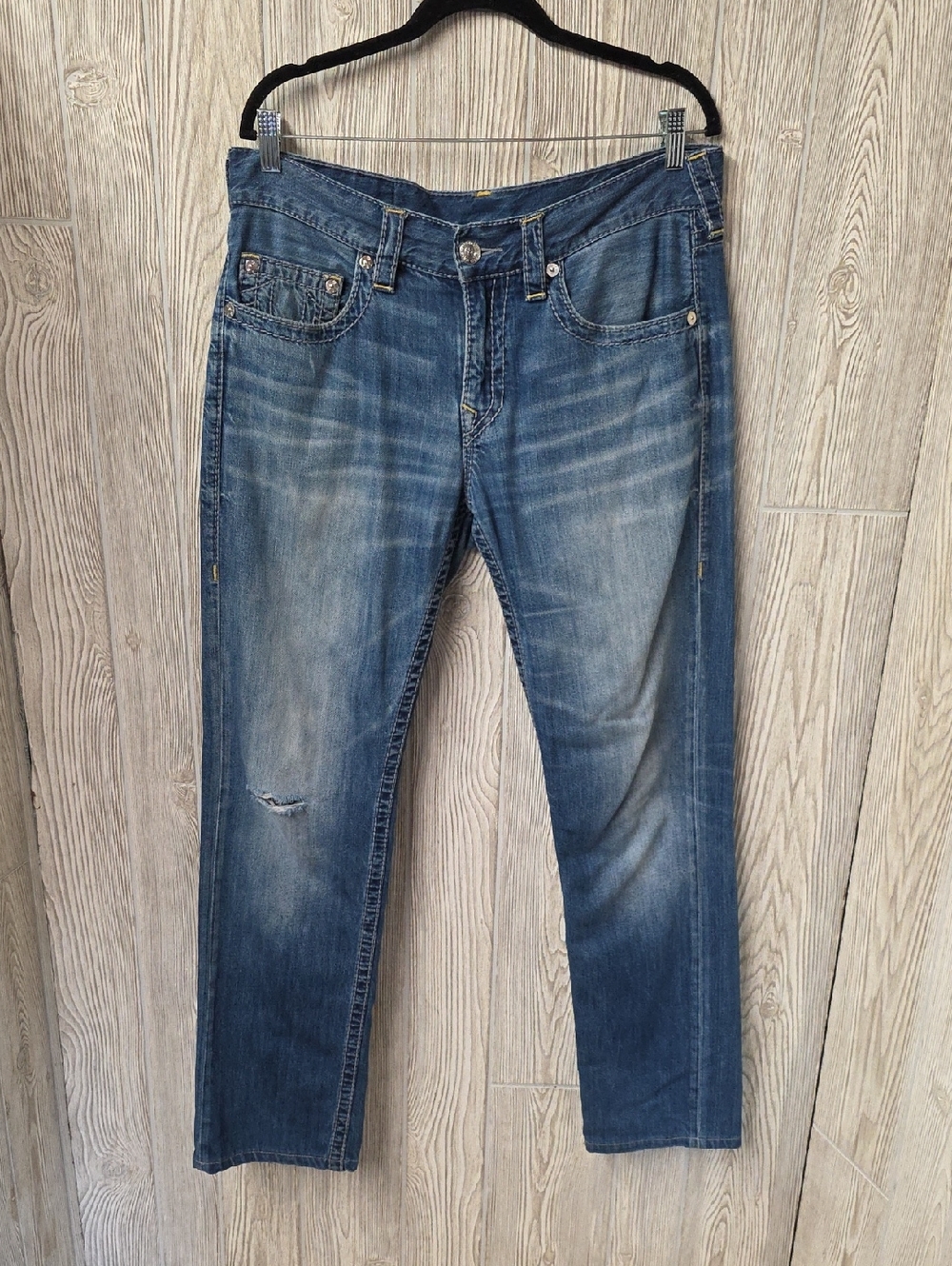 True Religion Slim Distressed Jeans Mens Size 32